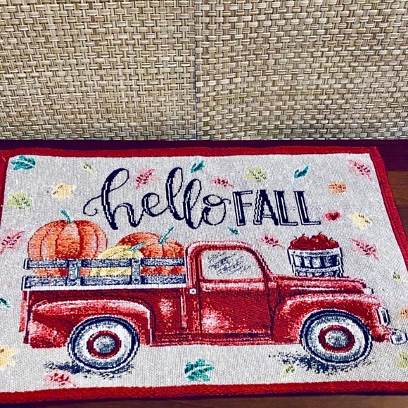 Other - Red Truck Fall Placemats & Table Runner